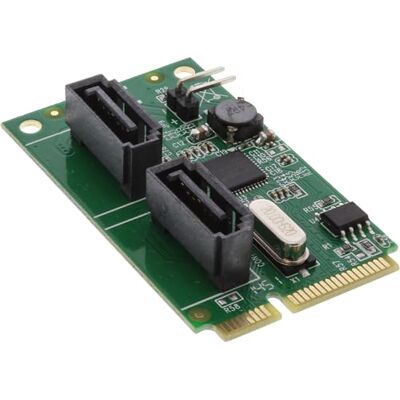 InLine 66907 Scheda Mini PCIe 2.0 (2 x SATA 6 GB/s, Raid 0,1 Lenzuolo) InLine 66907 Scheda Mini PCIe 2.0 (2 x SATA 6 GB/s, Raid 0,1 Lenzuolo)