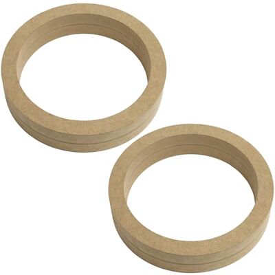 Aerzetix C71516 Set di 2 adattatori/supporti/anelli universali per altoparlanti Ø165mm Ø177xØ144x36mm distanziatore/ring in MDF per altoparlante/auto/veicolo/sistema sonoro Aerzetix C71516 Set di 2 adattatori/supporti/anelli universali per altoparlanti Ø165mm Ø177xØ144x36mm distanziatore/ring in MDF per altoparlante/auto/veicolo/sistema sonoro
