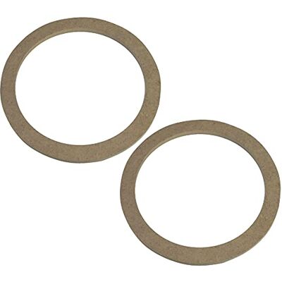 Aerzetix C52049 Set di 2 adattatori/supporti/anelli universali per altoparlanti Ø165mm Ø177xØ143x8mm distanziatore/ring in MDF per altoparlante/auto/veicolo/sistema sonoro Aerzetix C52049 Set di 2 adattatori/supporti/anelli universali per altoparlanti Ø165mm Ø177xØ143x8mm distanziatore/ring in MDF per altoparlante/auto/veicolo/sistema sonoro