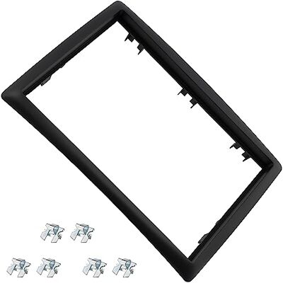 Aerzetix C11144 Mascherina telaio adattatore riduttore 2 DIN per autoradio copertura in plastica compatibile con Renault Megane II Aerzetix C11144 Mascherina telaio adattatore riduttore 2 DIN per autoradio copertura in plastica compatibile con Renault Megane II