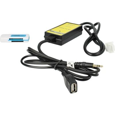 vhbw cavo adattatore audio AUX USB per autoradio (145 cm) compatibile con Toyota Venza 2009-2010, Yaris 2006-2010 USB vhbw cavo adattatore audio AUX USB per autoradio (145 cm) compatibile con Toyota Venza 2009-2010, Yaris 2006-2010 USB