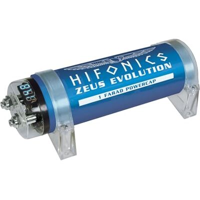 Hifonics ZXE1000-1 Farad Powercap 1F Condensatore per stabilizzare la tensione dell'impianto CarHifi nell'auto Elko Zeus Hifonics ZXE1000-1 Farad Powercap 1F Condensatore per stabilizzare la tensione dell'impianto CarHifi nell'auto Elko Zeus