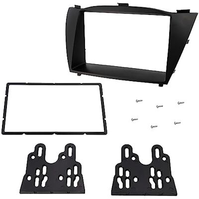 Aerzetix C42700 Mascherina telaio adattatore 2 DIN per autoradio in plastica compatibile con Hyundai ix35 2010-2015 Aerzetix C42700 Mascherina telaio adattatore 2 DIN per autoradio in plastica compatibile con Hyundai ix35 2010-2015