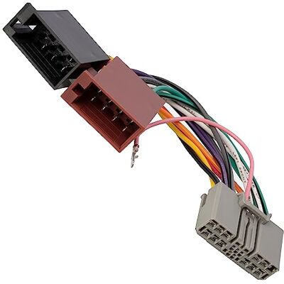 Aerzetix C11914 Connettore/cablaggio ISO per autoradio compatibile con Citroen C-Crosser, Honda Accord Civic CR-V, Mitsubishi Lancer Montero Outlander Pajero Shogun, Peugeot 4007 Aerzetix C11914 Connettore/cablaggio ISO per autoradio compatibile con Citroen C-Crosser, Honda Accord Civic CR-V, Mitsubishi Lancer Montero Outlander Pajero Shogun, Peugeot 4007