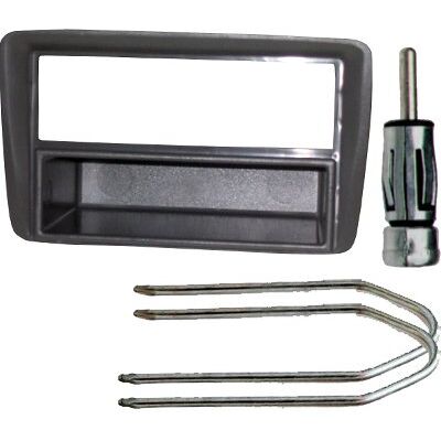 MASTERLINE Kit mascherina 1 din cassetto rimovibile connettore antenna chiavi smontaggio vecchia radio per FIAT Panda dal 2003->2011 MASTERLINE Kit mascherina 1 din cassetto rimovibile connettore antenna chiavi smontaggio vecchia radio per FIAT Panda dal 2003->2011