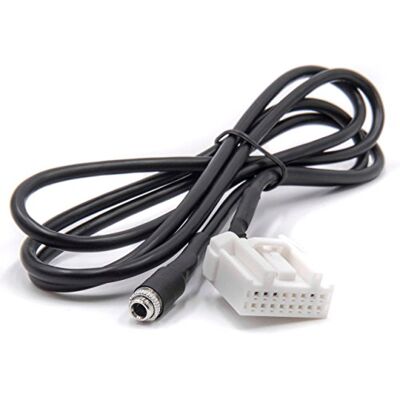 vhbw cavo adattatore audio AUX per autoradio (120 cm) compatibile con Mazda MX-5 2006+, RX8, 3, 6 vhbw cavo adattatore audio AUX per autoradio (120 cm) compatibile con Mazda MX-5 2006+, RX8, 3, 6