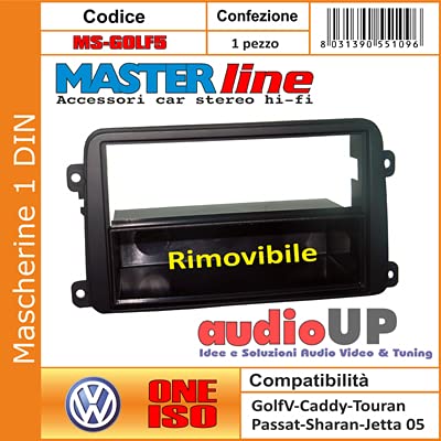 MASTERLINE Mascherina autoradio 1 DIN stereo auto con cassetto rimovibile. Controlla la descrizione per la compatibilità dei veicoli. MASTERLINE Mascherina autoradio 1 DIN stereo auto con cassetto rimovibile. Controlla la descrizione per la compatibilità dei veicoli.