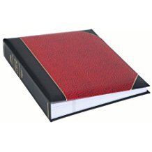 Pioneer Ledger Album per appunti bidirezionale, 12,7 x 17,8 cm, colore: Rosso