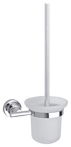 Tesa Scopino wc  Luup, metallo cromato, autoadesivo, tecnologia di montaggio adesiva, 385mm x 160mm x 120mm