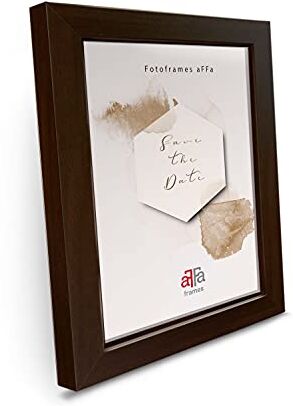 aFFa frames , Hekla, cornice portafoto in MDF, facile da pulire, rettangolare, con vetro acrilico, formato A4, 21 x 29,7 cm