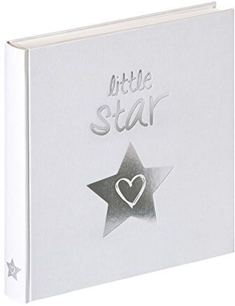 walther design Babyalbum Little Star, 28x30.5 cm Album Fotografico, Rilegatura, Bianco, 28 x 30,5 cm