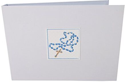 WHITE COTTON CARDS Blue Cross-Album Fotografico Piccolo Valore, Bianco, 17.5 x 2.5 x 12.5 cm