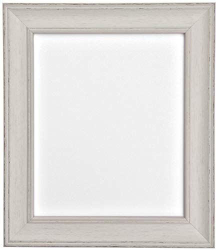 FRAMES BY POST Scandi Cornice portafoto in vetro di plastica, 20 x 16 cm, colore: Grigio chiaro