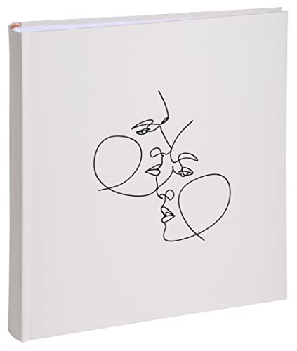 Exacompta Ref.  Album fotografico ART book 300 foto 60 pagine bianche dimensioni 29 x 32 cm copertina in similpelle avorio opaco con marcatura lucida