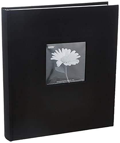 Pioneer Tessuto Telaio Copertura Foto Album 200 Tasche per 5 x 7 Foto, Deep Black