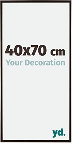 yd. Your Decoration Cornici Portafoto 4x7 cm Cornice Decorativa Parete in Plastica con Vetro in Plexiglas Antiriflesso Ottima Qualità Antracite Evry