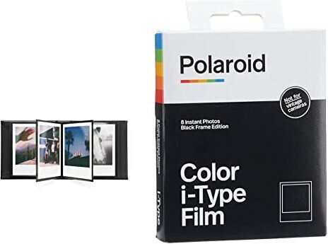 Polaroid , album fotografico piccolo, 6043 & 6019 Pellicola istantanea colore per i-Type – Black Frame Edition