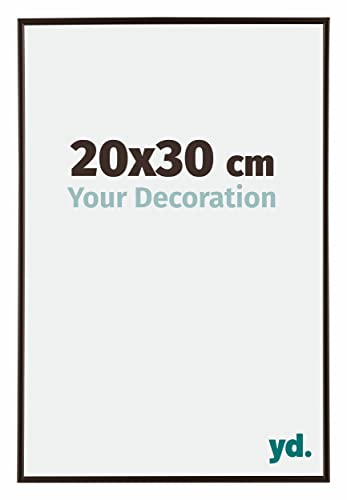 yd. Your Decoration Cornici Portafoto 2x3 cm Cornice Decorativa Parete in Plastica con Vetro in Plexiglas Antiriflesso Ottima Qualità Antracite Evry