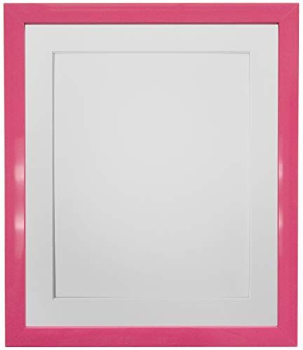 FRAMES BY POST Cornice per Foto da 0,75 Pollici, con passepartout, 30,5 x 30,5 cm, in plastica e Vetro, Supporto Bianco, 12 x 12 Image Size 10 x 10 inch