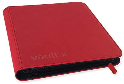 Vault X ® Raccoglitore per Carte in eXo-Tec ® di Alta qualità con Zip – 9 Tasche per Pagina – Album per 360 Carte o Figurine – per Giochi di Carte Collezionabili