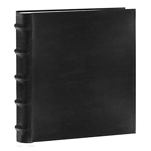 Pioneer 200-pocket European Bonded Leather Photo Album per 5 Stampe da 17,8 cm, Nero