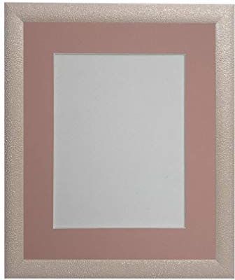 FRAMES BY POST Cornice portafoto passepartout, 61 x 45 cm, Dimensioni Immagine 45,7 x 30,5 cm, in plastica e Vetro, Supporto Rosa, 24 x 18 Image Size 18 x 12 inch