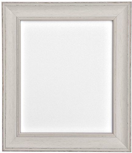 FRAMES BY POST Scandi Cornice portafoto vintage effetto invecchiato, 22,9 x 15,2 cm, colore: grigio avorio