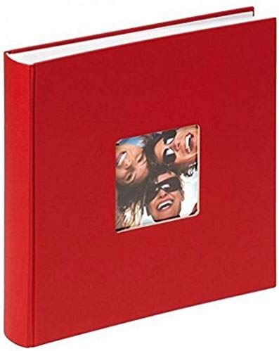 walther design album fotografico rosso 30 x 30 cm con ritaglio di copertina, Fun