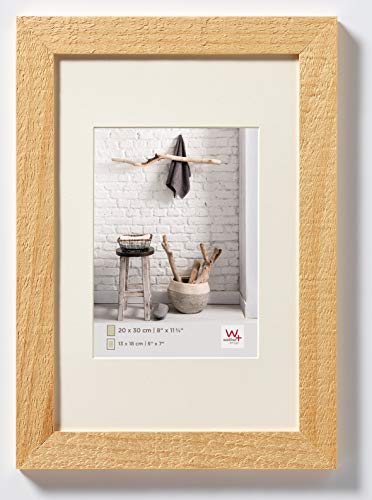 walther design naturale 18 x 24 cm con passe-partout, Cornice per la casa in legno