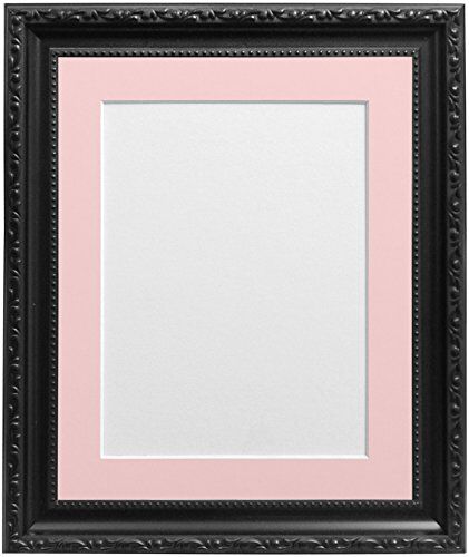 FRAMES BY POST , Cornice Fotografica Stile Shabby Chic, plastica, Nero, 50 x 40 cm Image Size 16 x 12 Inches (Plastic Glass)