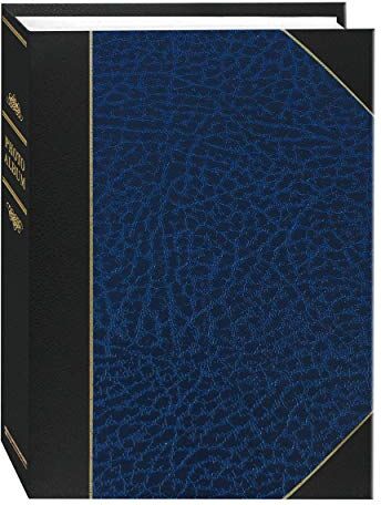 Pioneer Photo Album 50-Pocket Navy Blu e Nero Stile Libro in Similpelle di Album per Foto, 5 da 17,8 cm Stampe