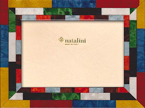 Natalini Cornice intarsiata, Legno Tulipier, Rosso, 20X25
