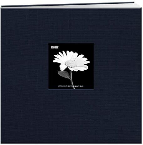 Pioneer , Album raccoglitore con 10 buste trasparenti per inserti, copertina con portafoto, 30,5 x 30,5 cm, Blu (Regal Navy)