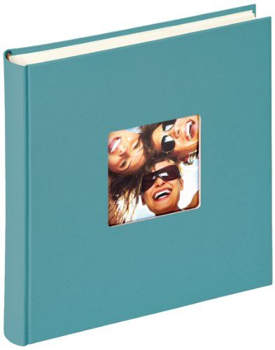 walther design album fotografico verde petrolio 30 x 30 cm con ritaglio copertina, Fun