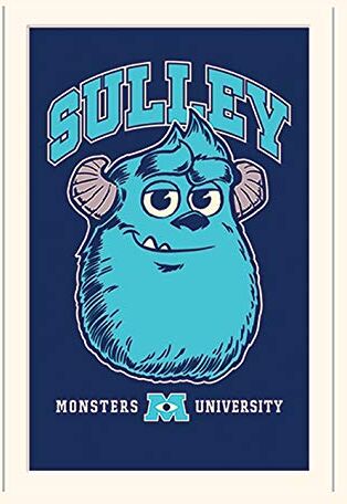 Pyramid Monsters University (Sulley) – Memorabilia, Formato 30 x 40 cm, Carta, Multicolore, 30 x 40 x 1.3 cm