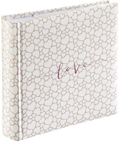 Hama Album memo, Stampa Artistica Laminata, Beige/Bianco, Universale