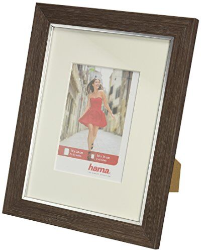 Hama Porto – Cornice portafoto (Singola Picture Frame, Grigio, Plastica, 10 x 15 Cm)