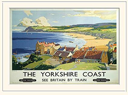 Pyramid il Yorkshire Coast (2) – Memorabilia, Formato 30 x 40 cm, Carta, Multicolore, 30 x 40 x 1.3 cm