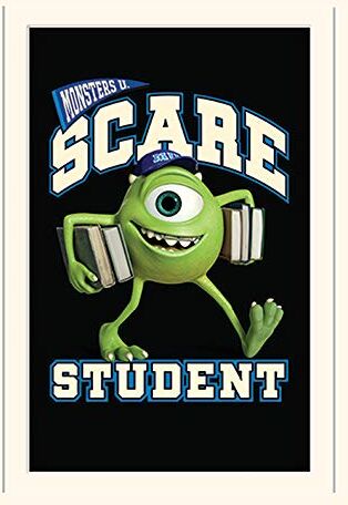 Pyramid Monsters University (Scare Student) – Memorabilia, Formato 30 x 40 cm, Carta, Multicolore, 30 x 40 x 1.3 cm