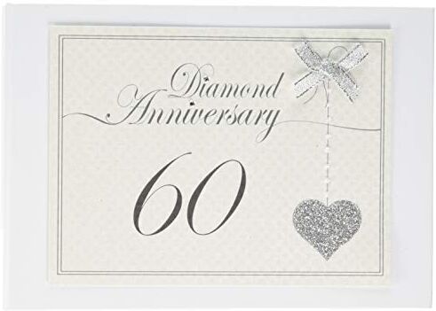 WHITE COTTON CARDS 60° Anniversario, Cuore Album fotografico (), di