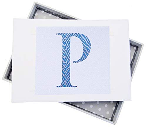 WHITE COTTON CARDS Alphabetics Iniziale P Mini Photo Album, Multicolore