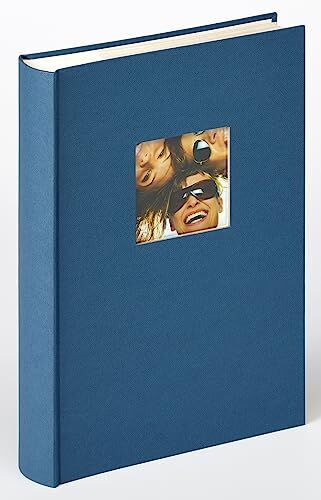 walther design album fotografico blu 300 foto 10 x 15 cm Album slip-in memo con ritaglio di copertina, Fun