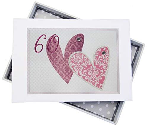 WHITE COTTON CARDS mini 152,4 cm "Patterned Hearts photo album