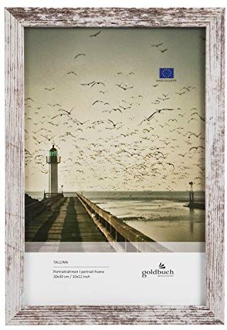 Goldbuch Tallinn portafoto in Legno, Stile Vintage, 20 x 30 cm, Supporto da Parete, Singola Cornice in MDF, per Foto, 20x30 cm