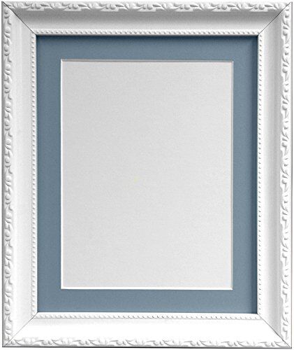 FRAMES BY POST , Cornice Fotografica Stile Shabby Chic, plastica, White, 14 x 11 Image Size 12 x 8 Inches