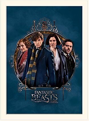 Pyramid Fantastic Beasts (Gruppo) – Memorabilia, Formato 30 x 40 cm, Carta, Multicolore, 30 x 40 x 1.3 cm