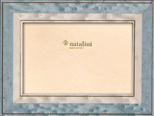 Natalini Azzurro Lorena Bianco 13X18, Legno Tulipier, 13 X 18 X 1,5