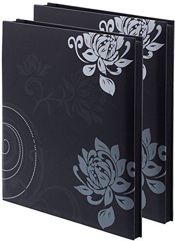 walther design album fotografico nero 400 foto 10x15 cm slip-in album confezione doppia, Grindy