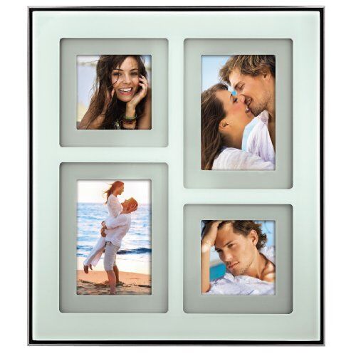 Hama Galerie Manchester Cornice portafoto, 2X 10x15 cm, 2X 10x10 cm, Colore: Bianco