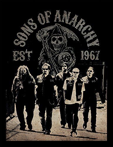 Pyramid Sons of Anarchy (Reaper Crew) – Stampa con Cornice Memorabilia 30 x 40 cm, Multicolore, 30 x 40 x 1.3 cm